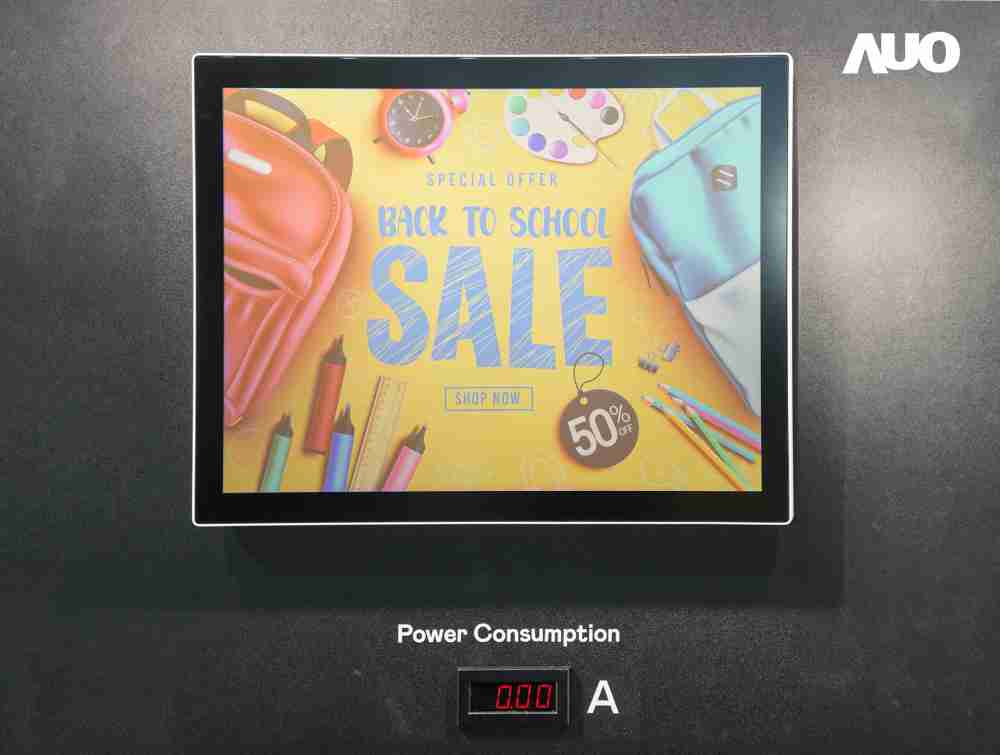 z6尊龙展示胆固醇液晶超低耗能户外全彩显示器，，ChLC（胆固醇液晶）以双稳态技术使静态显示零功耗，，，具省电、、、、高彩度、、、环保的特性，，，，还整合软硬件系统解决方案，，可透过单一云端平台管理